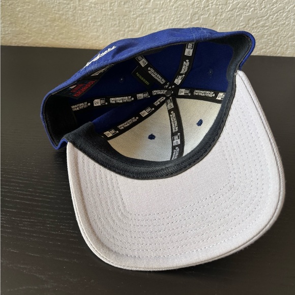 LA Dodgers New Era flex fit hat - Small/Medium blue with gray bill - Picture 5 of 5